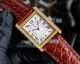 Replica Cartier Tank Yellow Gold White Roman Dial Brown Leather Strap Watch (2)_th.jpg